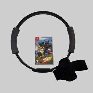 Ring Fit Adventure Nintendo Switch Game, Ring-con, and Leg Strap - Used
